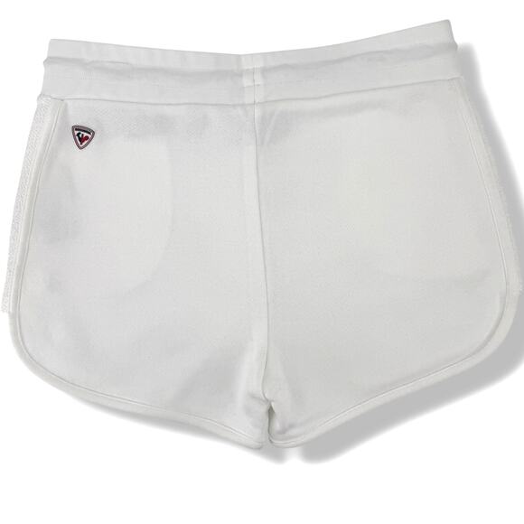Rossignol Rossi Cotton Comfort Shorts Women's Size Large White Drawstring - Picture 3 of 9
